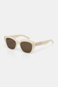 Saint Laurent okulary przeciwsłoneczne jednolita beżowy SL.827