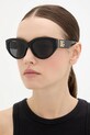 Сонцезахисні окуляри Dolce & Gabbana однотонна з деталлю чорний 0DG4514