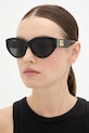 Сонцезахисні окуляри Dolce & Gabbana однотонна з деталлю чорний 0DG4514