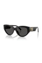 Сонцезахисні окуляри Dolce & Gabbana однотонна з деталлю чорний 0DG4514