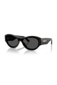 Emporio Armani okulary przeciwsłoneczne geometryczne czarny 0EA4265U