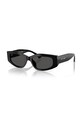 Jimmy Choo okulary przeciwsłoneczne jednolita czarny 0JC5046BU