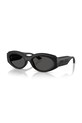 Jimmy Choo okulary przeciwsłoneczne jednolita czarny 0JC6002U