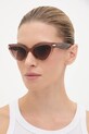 Сонцезахисні окуляри Michael Kors однотонна з деталлю рожевий 0MK2259U