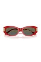 Versace okulary przeciwsłoneczne 0VE4501 czerwony