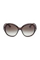 Akcesoria Tom Ford okulary przeciwsłoneczne FT1282.6052B brązowy