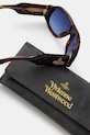 Vivienne Westwood okulary przeciwsłoneczne damskie Chamonix brązowy VW5131