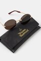 Vivienne Westwood okulary przeciwsłoneczne damskie Franklin złoty VW7044