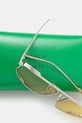 Bottega Veneta okulary przeciwsłoneczne pilotki damskie srebrny BV1466S