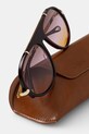 Akcesoria Chloe okulary przeciwsłoneczne damskie CH0357S bordowy