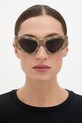 Gucci ochelari de soare cat eye pentru femei GG2019S bej