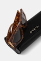 Akcesoria Gucci okulary przeciwsłoneczne kocie oczy damskie GG2040S brązowy