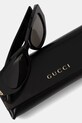 Akcesoria Gucci okulary przeciwsłoneczne kwadratowe damskie GG2044SA czarny