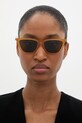 Saint Laurent okulary przeciwsłoneczne wayfarer damskie SL.889.SULPICE.THIN brązowy