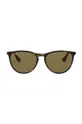 коричневый Детские солнцезащитные очки Ray-Ban Junior Erika Для девочек