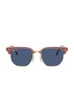 Detské slnečné okuliare Ray-Ban JUNIOR NEW CLUBMASTER 0RJ9116S fialová AA00