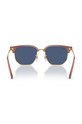 Detské slnečné okuliare Ray-Ban JUNIOR NEW CLUBMASTER fialová 0RJ9116S