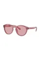różowy Polo Ralph Lauren okulary przeciwsłoneczne dziecięce Dziewczęcy