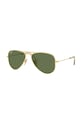 Ray-Ban okulary przeciwsłoneczne dziecięce JUNIOR AVIATOR zielony 0RJ9506S.Polarized