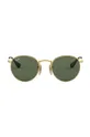 Ray-Ban okulary przeciwsłoneczne dziecięce JUNIOR ROUND zielony