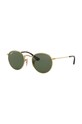 Ray-Ban okulary przeciwsłoneczne dziecięce JUNIOR ROUND zielony 0RJ9547S