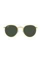 Ray-Ban okulary przeciwsłoneczne dziecięce JUNIOR ROUND 0RJ9547S zielony AA00