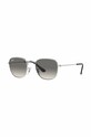 Ray-Ban okulary przeciwsłoneczne dziecięce JUNIOR FRANK szary 0RJ9557S