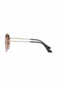 Ray-Ban okulary przeciwsłoneczne dziecięce Round Double Bridge brązowy 0RJ9647S