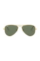 Ray-Ban okulary przeciwsłoneczne dziecięce JUNIOR AVIATOR 0RJ9506S.K zielony AA00