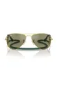 Ray-Ban okulary przeciwsłoneczne dziecięce JUNIOR AVIATOR zielony