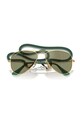 Ray-Ban okulary przeciwsłoneczne dziecięce JUNIOR AVIATOR 0RJ9506S.PPYH zielony