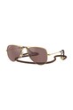 Ray-Ban ochelari de soare copii JUNIOR AVIATOR maro 0RJ9506S.PPYH