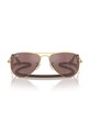 Ray-Ban ochelari de soare copii JUNIOR AVIATOR 0RJ9506S.PPYH maro AA00