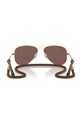 Ray-Ban ochelari de soare copii JUNIOR AVIATOR maro 0RJ9506S.PPYH