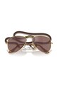 Ray-Ban ochelari de soare copii JUNIOR AVIATOR 0RJ9506S.PPYH maro