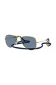 Дитячі сонцезахисні окуляри Ray-Ban JUNIOR AVIATOR блакитний 0RJ9506S.PPYH