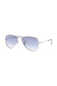 Ray-Ban ochelari de soare copii AVIATOR albastru 0RJ9506S.212.19