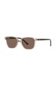 Ray-Ban okulary przeciwsłoneczne dziecięce JUNIOR LEONARD brązowy 0RJ9093S