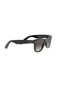 Ray-Ban okulary przeciwsłoneczne dziecięce JUNIOR WAYFARER 0RJ9066S czarny