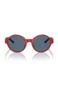 Dječje sunčane naočale Polo Ralph Lauren crvena