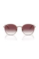 Ray-Ban okulary przeciwsłoneczne dziecięce JUNIOR ROB 0RJ9572S fioletowy AA00