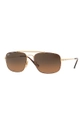 złoty Ray-Ban - Okulary 0RB3560.910443.58 Męski