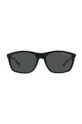 czarny Emporio Armani okulary przeciwsłoneczne 0EA4179.500187 Męski