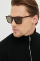 brązowy Saint Laurent okulary przeciwsłoneczne Męski