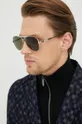 strieborná Slnečné okuliare Gucci Pánsky