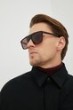 Gucci okulary przeciwsłoneczne jednolita brązowy GG1039S