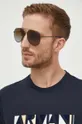 brązowy Armani Exchange okulary przeciwsłoneczne Męski