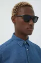 czarny Burberry okulary przeciwsłoneczne GEORGE Męski