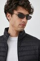Balenciaga okulary przeciwsłoneczne prostokątne czarny BB0245S
