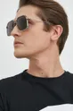 чёрный Солнцезащитные очки Alexander McQueen Мужской